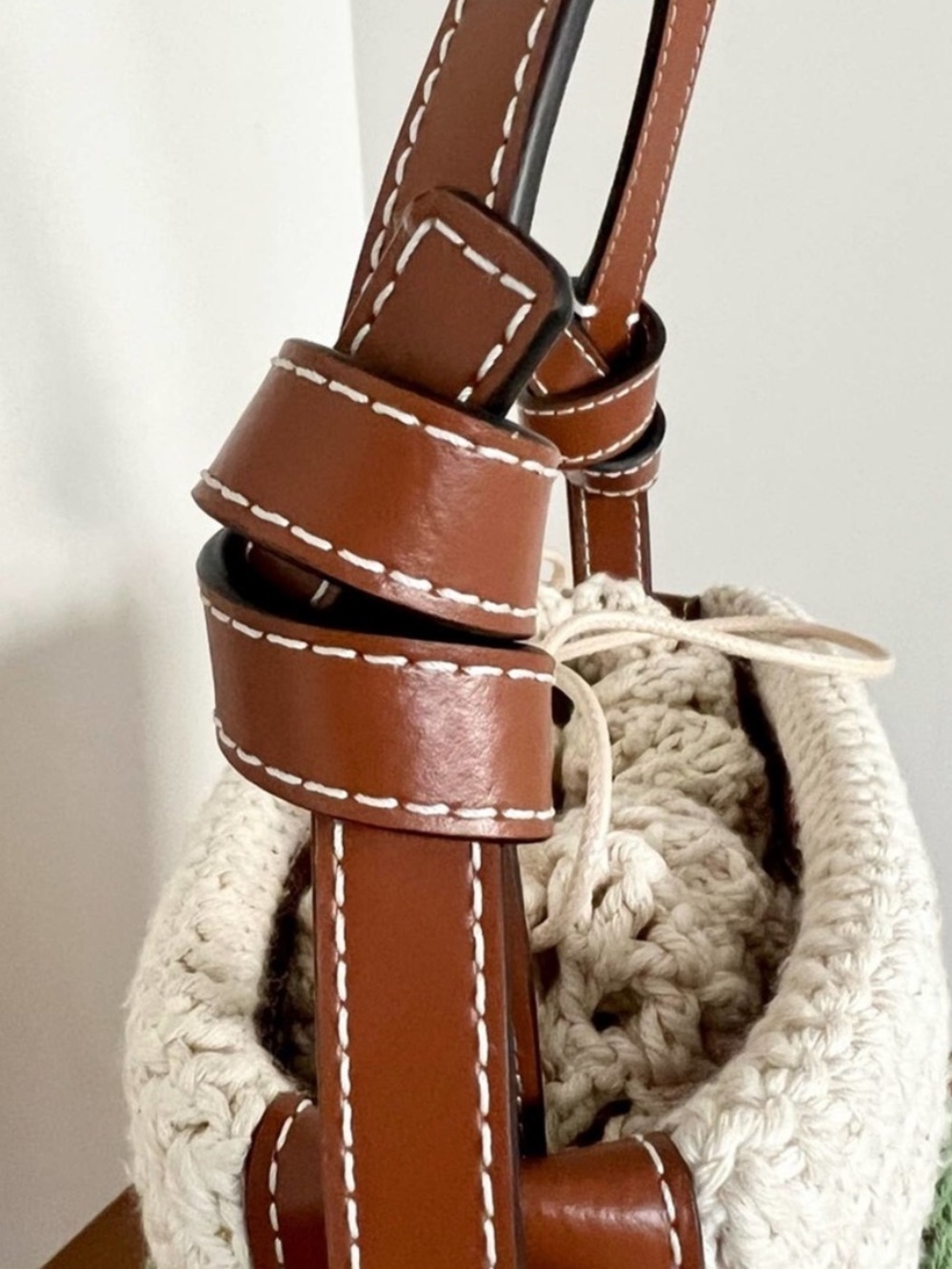 STAUD Anita Fruit Crochet Bucket Bag - Picture 9 of 13